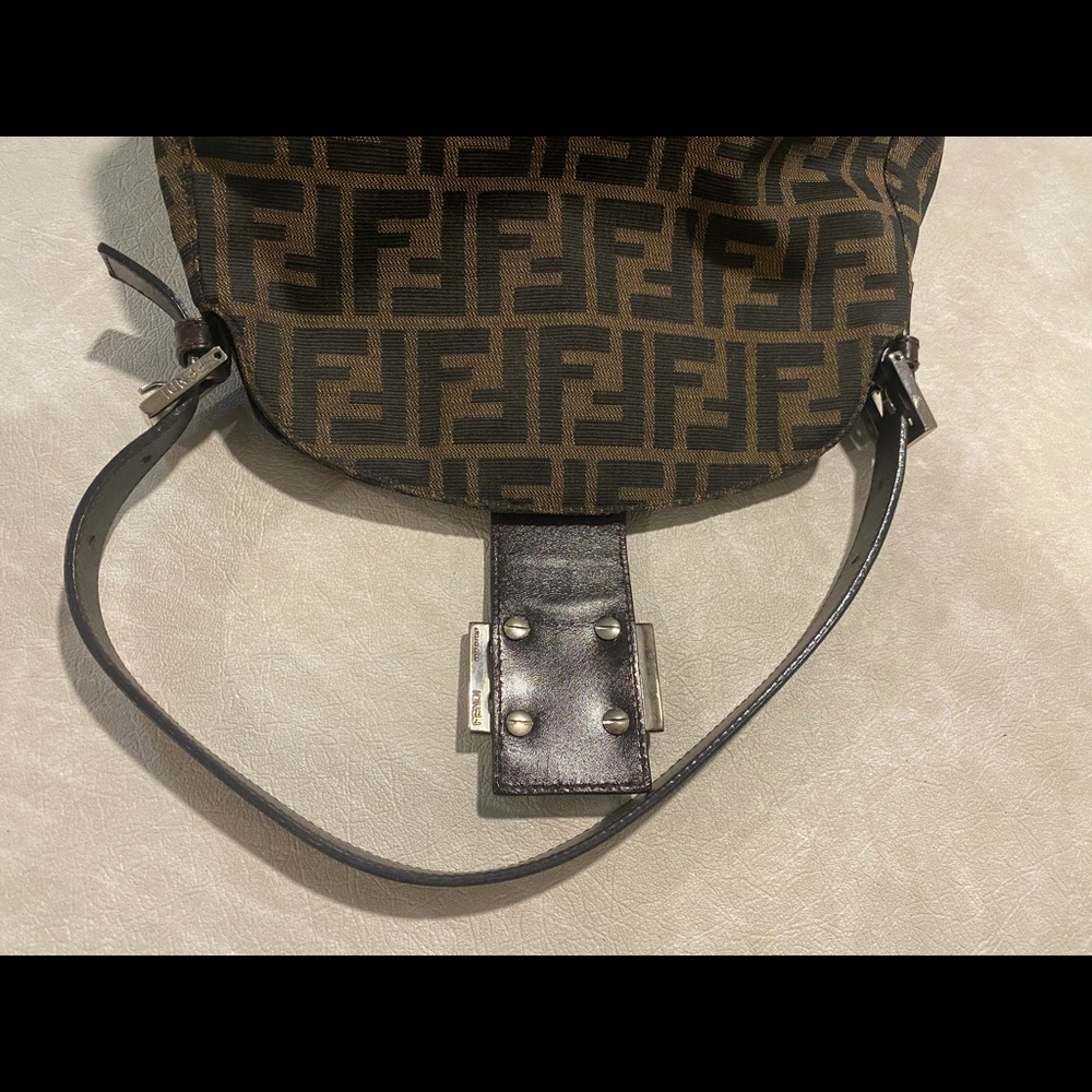 🖤🤎Fendi Zucca Mama Baguette Double flat 🤎🖤 - Picture 9 of 14